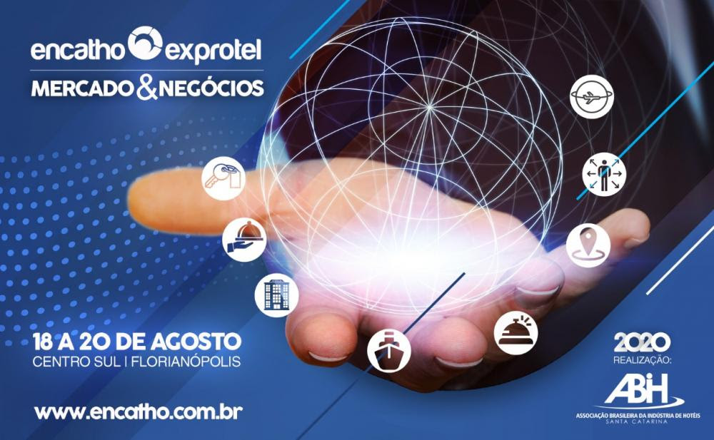  Encatho & Exprotel 2020, tradicional evento organizado pela Associação Brasileira da Indústria de Hotéis de Santa Catarina