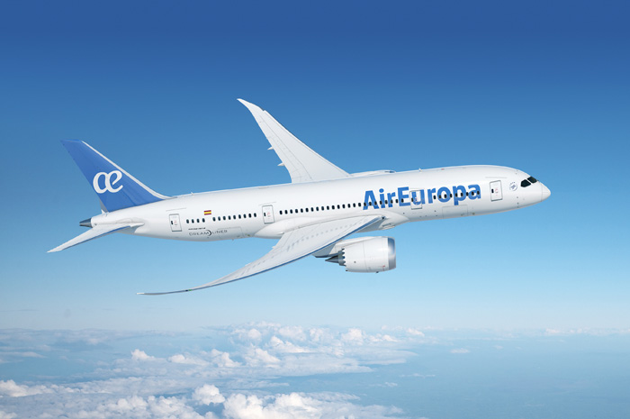 Air Europa passa a operar com o Boeing 787-9, com nova configuração na classe business