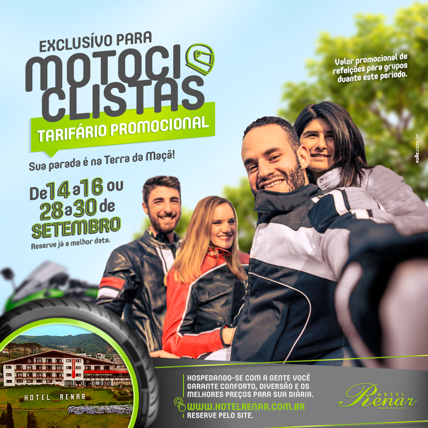 Hotel Renar e os motociclistas - Turismo on line