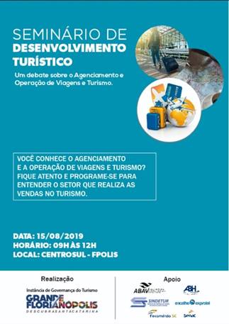 1º Seminário de Desenvolvimento Turístico - Grande Florianópolis
