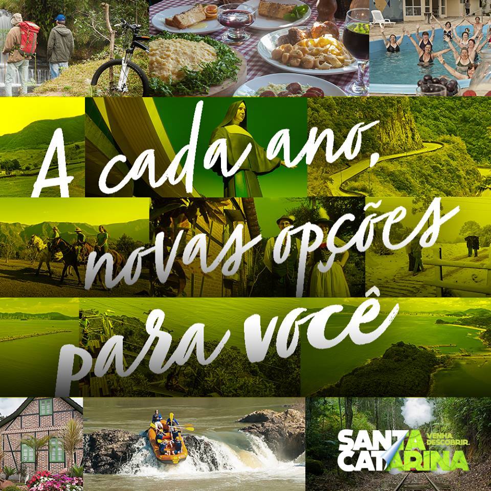 Santa Catarina tem 13 regiões turísticas