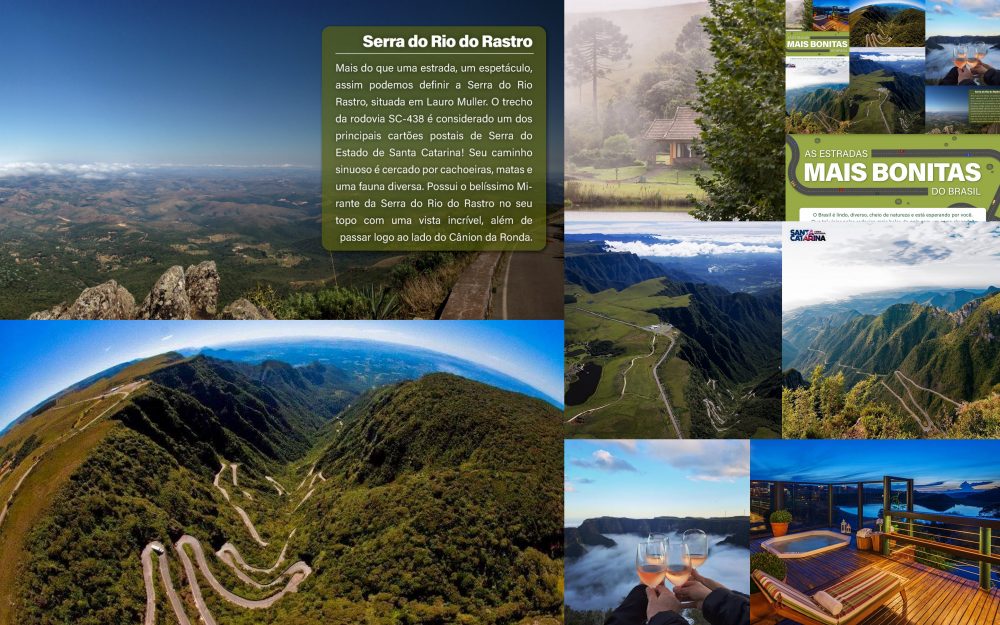 Mais uma vez a Serra do Rio do Rastro foi considerada uma das cinco estradas mais bonitas do Brasil.