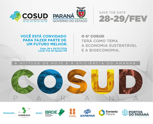 Consórcio de Integração Sul e Sudeste (Cosud) aborda temas relacionados à sustentabilidade e economia criativa.