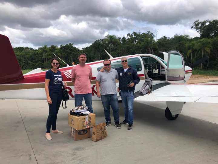 Missão humanitária realizada pelo Aeroclube de Santa Catarina