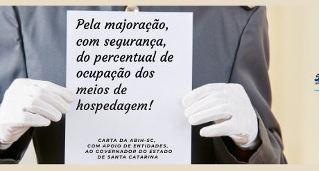 Carta da ABIH-SC com o Apoio de Entidades ao Governo do Estado de Santa Catarina
