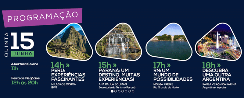 Expo Turismo recebe as principais entidades do Turismo regional e nacional