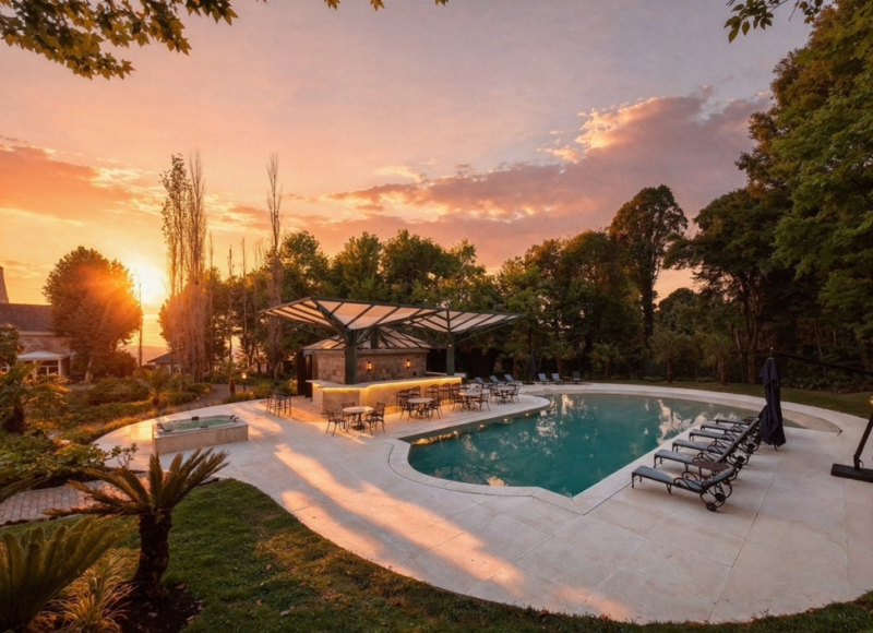 Castelo Saint Andrews abre temporada de shows à beira de sua piscina