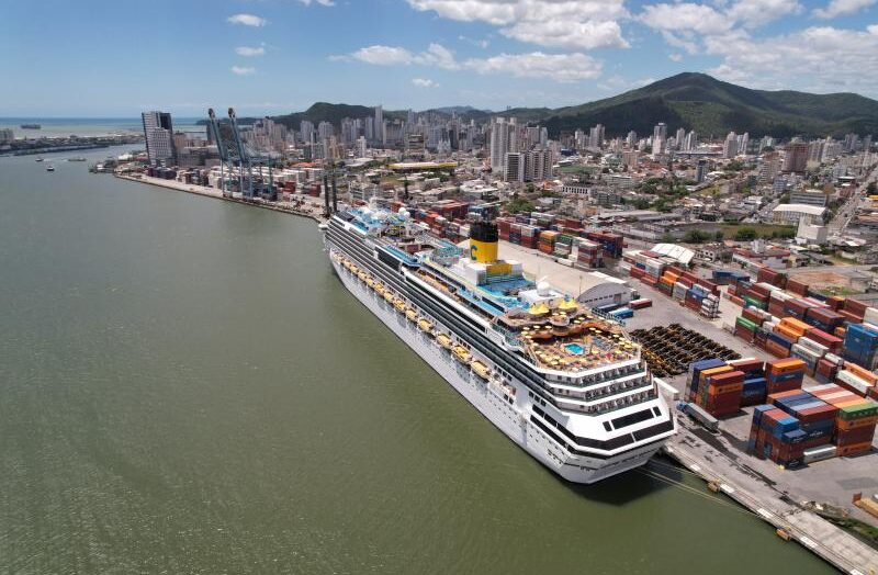 Itajaí consolidou sua posição como um dos principais destinos de cruzeiros da América do Sul