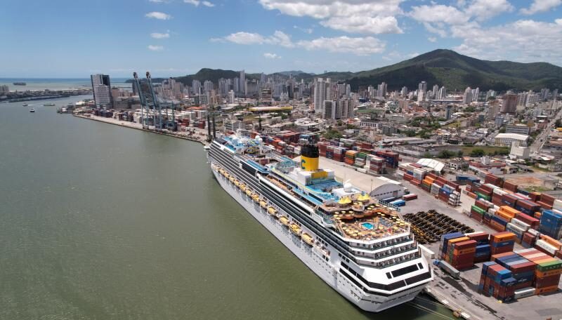 Itajaí consolidou sua posição como um dos principais destinos de cruzeiros da América do Sul